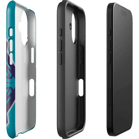 NBA Charlotte Hornets Large Logo iPhone 16 Plus Impact Case